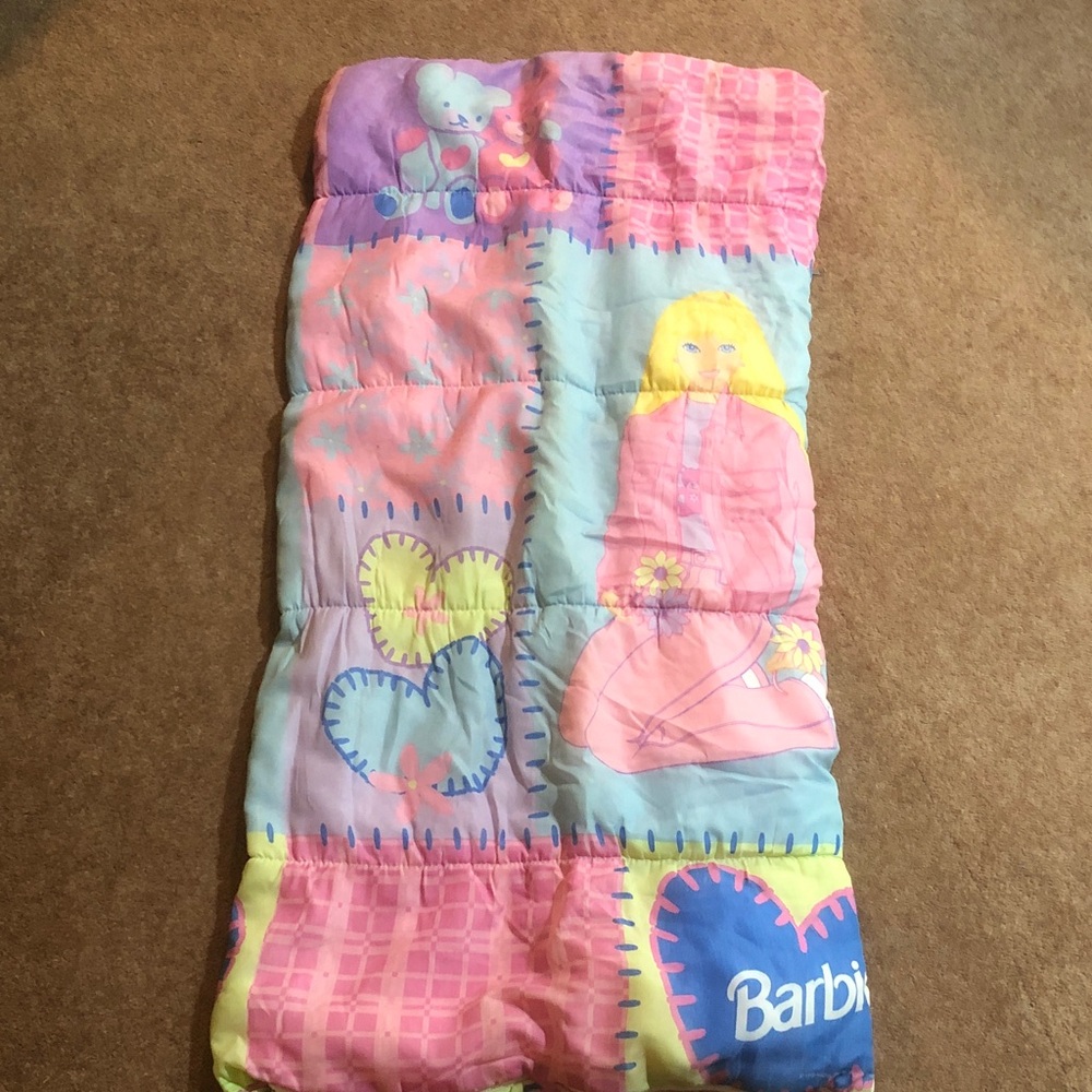 Vintage 1999 Mattel Barbie Sleeping Bag